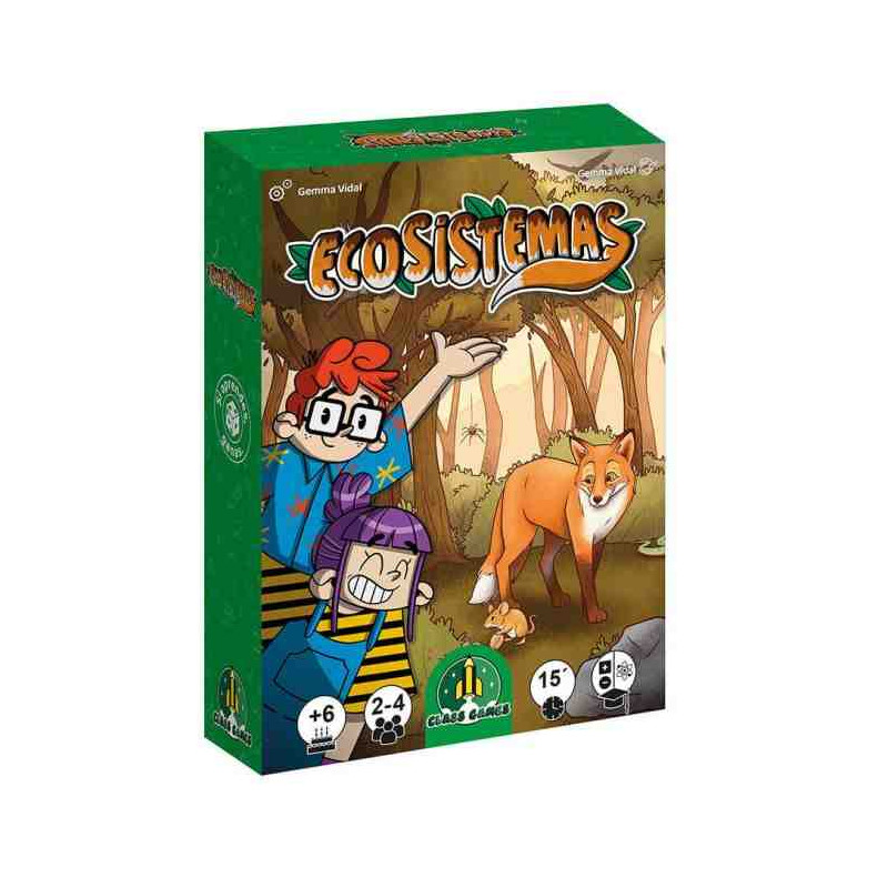 ECOSISTEMAS Juego de cartas de animales Falomir
